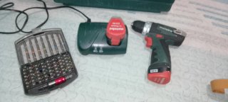 Taladro Atornillador Metabo con maletín