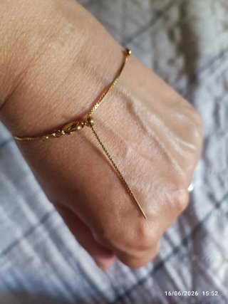 Bracciale MEWO donna colore oro regolabile argento