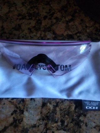 Lente Oakley Custom Rosa