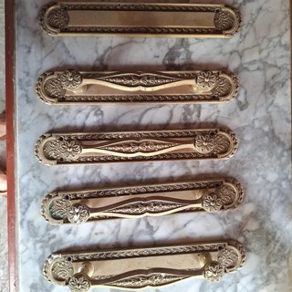 Tiradores de puerta bronce vintage