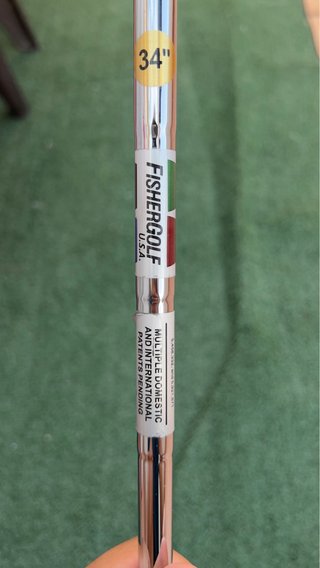 Putter per mazze da golf Fisher | NUOVA impugnatura SuperStroke