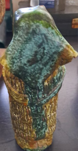 Statuina vintage ceramica