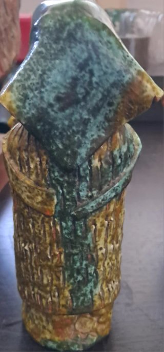Statuina vintage ceramica