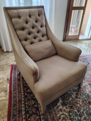 Divano Roche Bobois beige tessuto