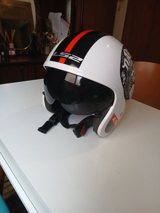 Casco jet moto LS2 OF599 Spitfire Inky Talla XXL