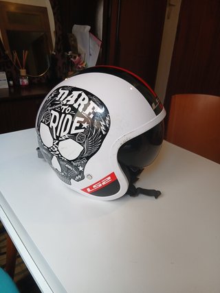 Casco jet moto LS2 OF599 Spitfire Inky Talla XXL