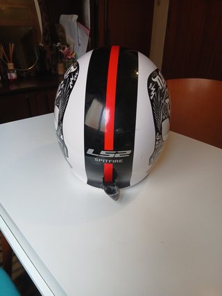 Casco jet moto LS2 OF599 Spitfire Inky Talla XXL