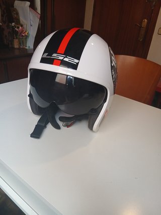 Casco jet moto LS2 OF599 Spitfire Inky Talla XXL