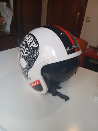 Casco jet moto LS2 OF599 Spitfire Inky Talla XXL