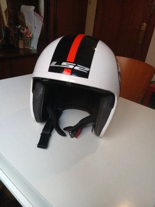 Casco jet moto LS2 OF599 Spitfire Inky Talla XXL
