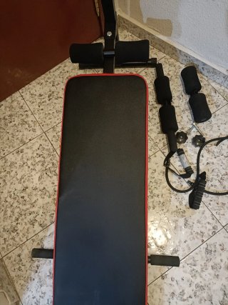 Lote Gimnasio Casa Mancuernas y Banco