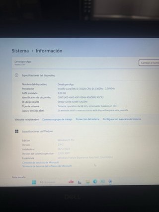 Portátil Dell Vostro 15 3000 Negro