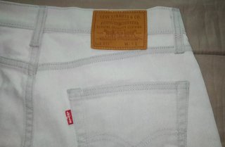 Levi's 511 Shorts W29 Gris Claro