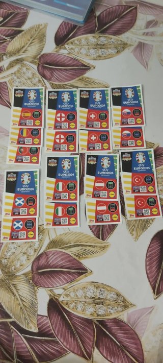 Lote cartas fútbol Panini variadas