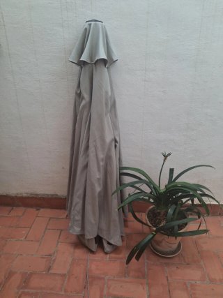 Carpa Beige y Gris grande