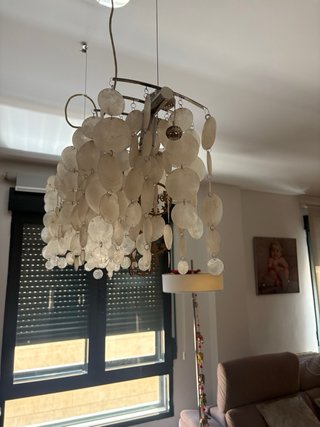 Lámpara de salón de nacar
