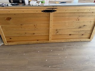 Puertas madera hechas a mano + raíles