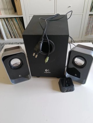Altavoces Logitech LS21 Negro/Plata