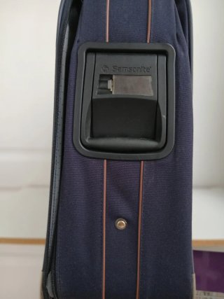 Maleta Samsonite Grande Azul y Marrón