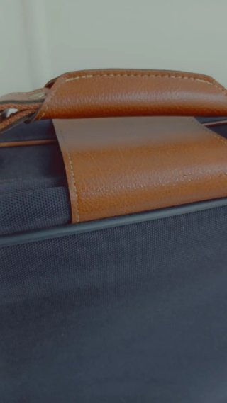 Maleta Samsonite Grande Azul y Marrón