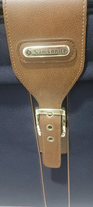 Maleta Samsonite Grande Azul y Marrón