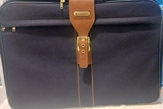 Maleta Samsonite Grande Azul y Marrón