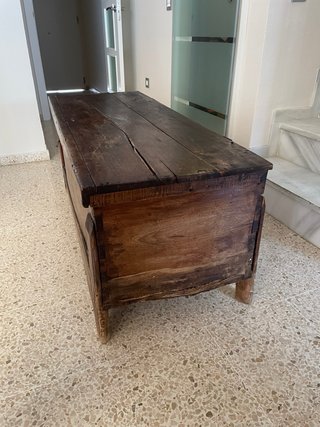 Arcón / Baúl Antiguo Madera Maciza