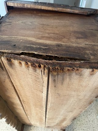 Arcón / Baúl Antiguo Madera Maciza