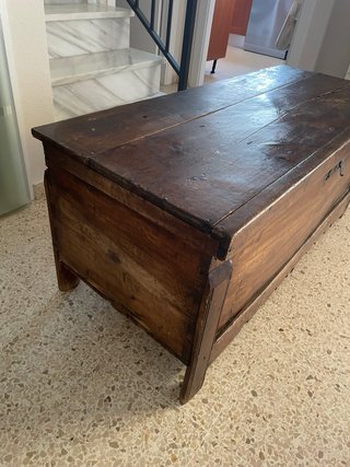 Arcón / Baúl Antiguo Madera Maciza