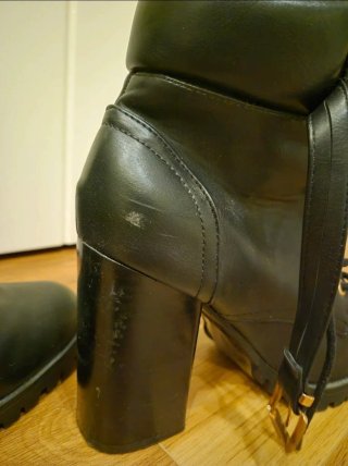 Botines negros tacón plataforma
