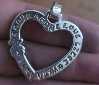 Colgante Corazón Tous Plata