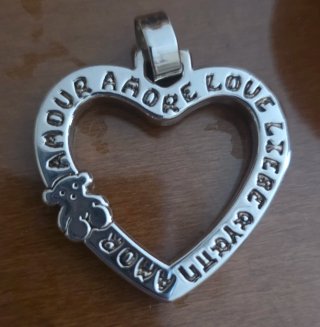 Colgante Corazón Tous Plata