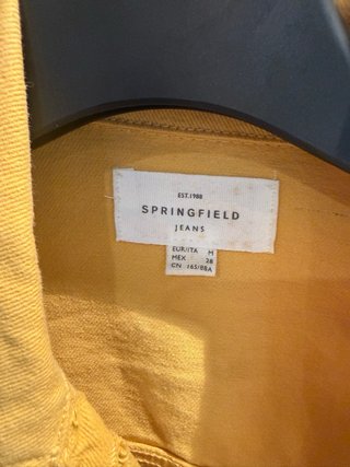 Cazadora vaquera Springfield amarilla