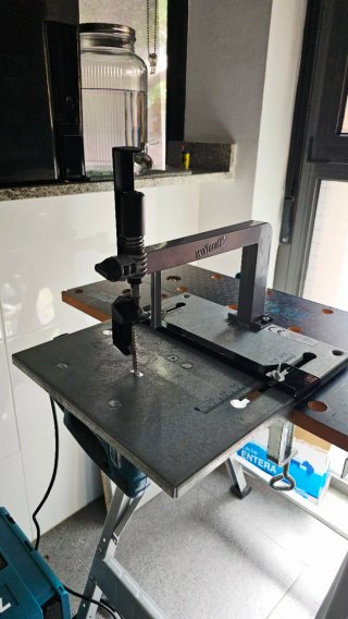 Mesa para Sierra de Calar y Marquetería Wolfcraft.