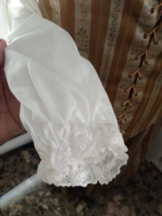 Traje de huertana grande.Camisa, falda y chaleco.