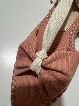 Alpargatas Sfera rosa  y Beige