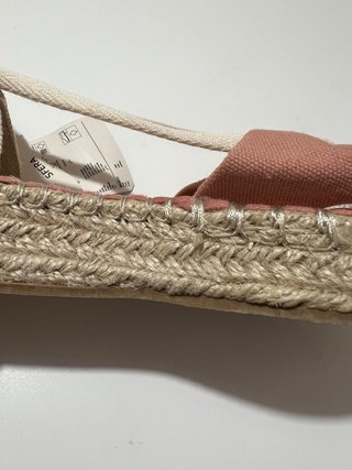 Alpargatas Sfera rosa  y Beige