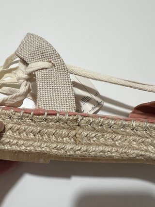 Alpargatas Sfera rosa  y Beige