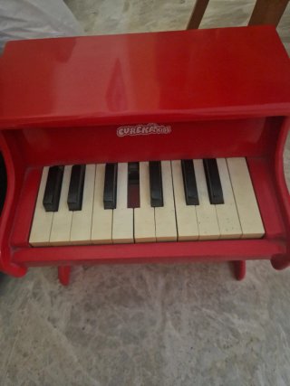 Piano de juguete rojo Eureka Kids