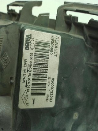 Renault 23396975 faro 260604235r 8200073220j