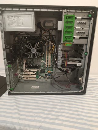 PC Fisso HP Compaq Intel Core 2 Duo + Tastiera