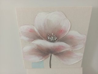 Cuadros flores pintados a mano