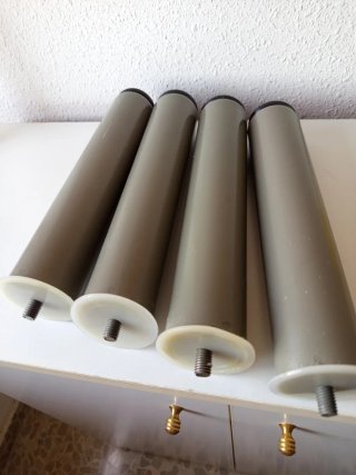 4 Patas enroscables para Somier