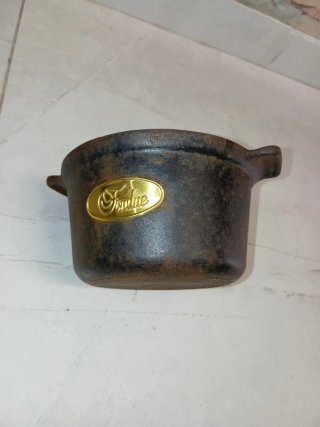 Cazo / Olla para fondue de hierro fundido