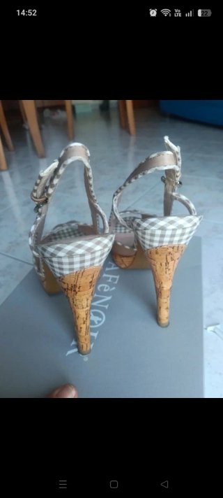 Scarpe tacco alto donna Cafè Noir beige/marrone