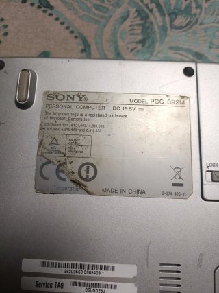 Portátil Sony Vaio Gris/Plateado