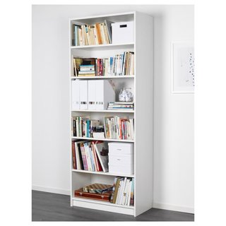 Librería BILLY IKEA Blanca 80x39x202 cm