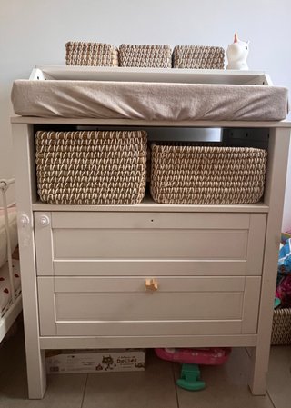 Mueble cambiador bebé