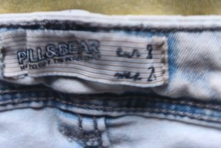 Pantalón vaquero mujer Pull&Bear azul claro