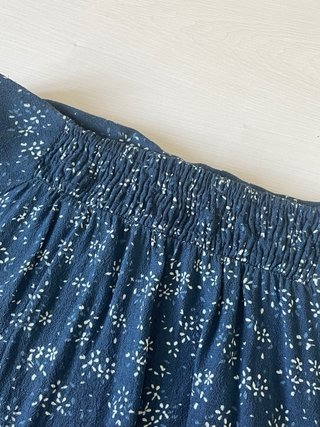 Falda larga Brownie azul
